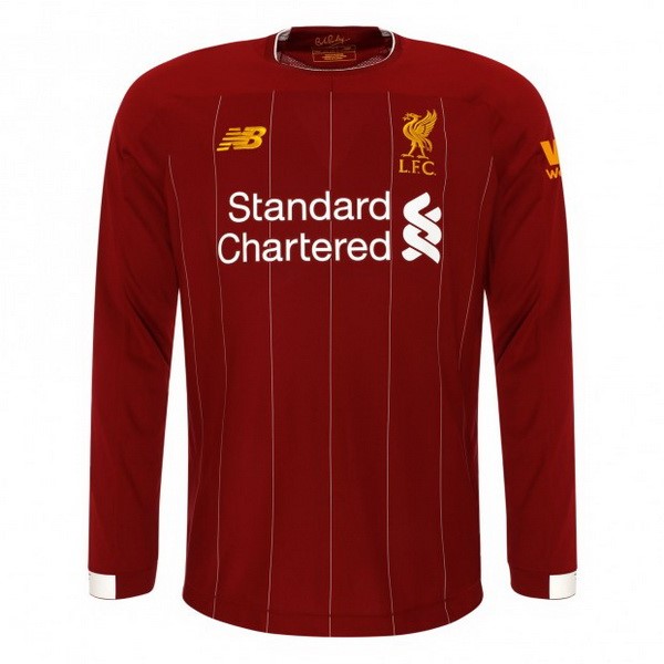 Camiseta Liverpool 1ª Kit ML 2019 2020 Rojo